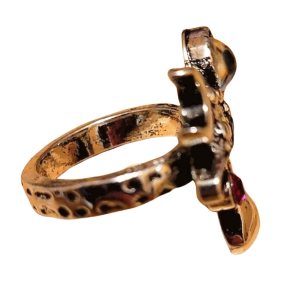 🌙 Moon 'N Mushroom 🍄 Psychedelic Ring - Picture 5 of 5